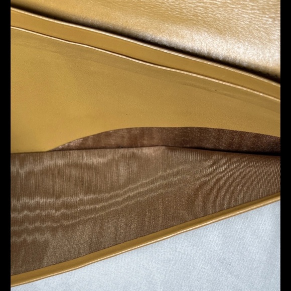 Vintage Celine Macadam Long Wallet PVC Purse Authentic Brown n Gold Leather - Picture 11 of 11